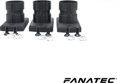 3-Pack Fanatec QR1 Stuurhouder voor Sim Rig Kleur: Zwart