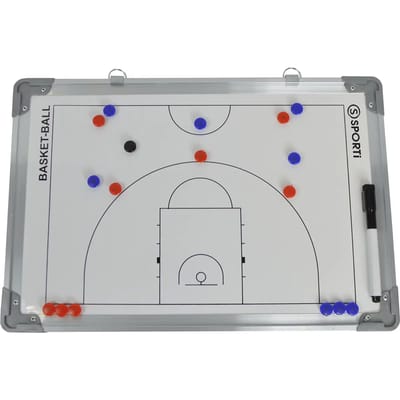 Sporti France 30x45 Cm Basketbalcoachbord Transparant