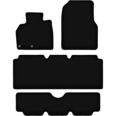 BASIC zwarte veloursmatten voor: Renault Espace IV 7-zits (2002-2012)