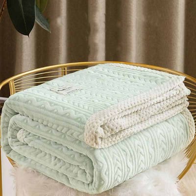 Koraal fluwelen deken Kantoor dutje deken Bank deken Quilt Herfst en winter Studentenhuis Eenpersoonsbed Laken 100*150cm