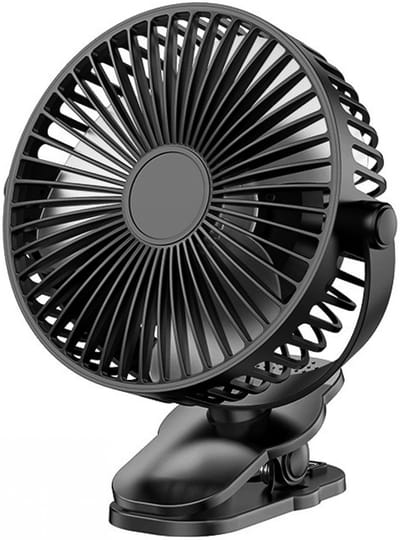 Tafelventilator - USB Ventilator voor Tafel - Kantelbaar - Fan 3 Snelheden - Mini USB Ventilator - Klein - Stil - Geruisloos