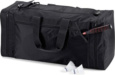 Quadra Sporttas - zwart - 74 liter - verstevigde bodem - reistas