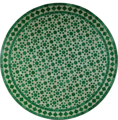 Mozaïek tafel uit Marokko - Rond -M60-10
