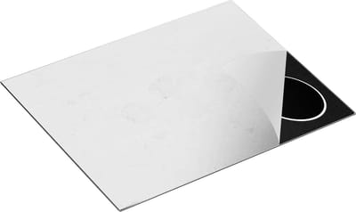 Chefcare Inductie Beschermer Witte Muur - Beton - 65x50 cm - Afdekplaat Inductie - Kookplaat Beschermer - Inductie Mat
