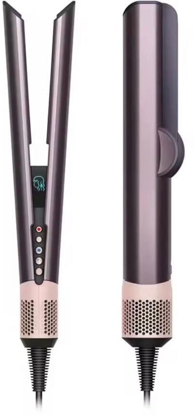 Maison Nordique 2-in-1 Föhn & Stijltang – Wet-to-Dry 200°C – Nat en Droog Haar – Paars – Compact voor Thuis en op Reis