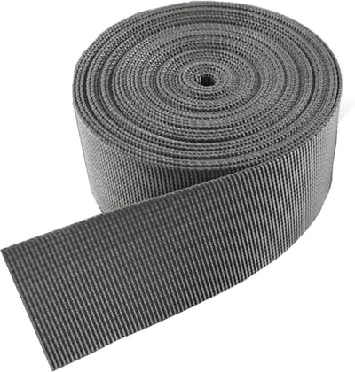 Nylon Singelband - Bagageband Koord - Tassen Repareren - Waterbestendig Materiaal - 10 Meter - Grijs