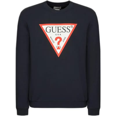 Guess Driehoekig sweatshirt met marine logo
