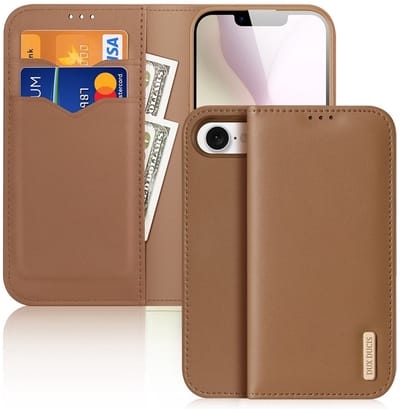 Dux Ducis - Telefoonhoesje geschikt voor Apple iPhone 16E - Hivo Series Case - Bruin