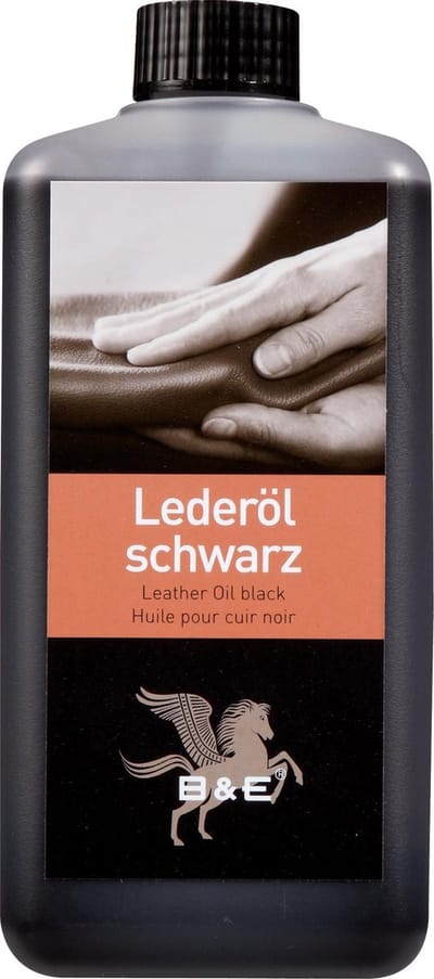 Lederolie B&E Zwart 500ml