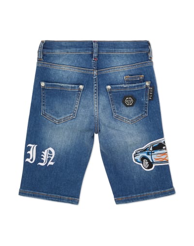 Denim Shorts Formentera Cars Racing