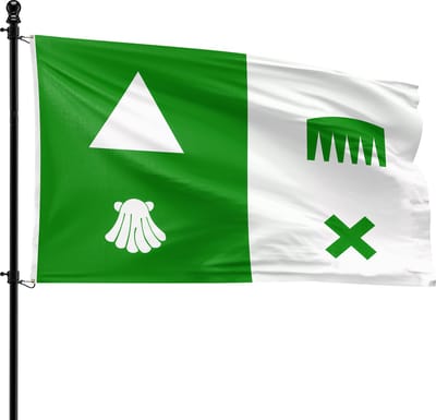VlagDirect - Alphen-Chaam vlag - Gemeente Alphen-Chaam vlag - 90 x 150 cm.