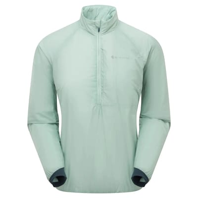 Montane Fortes Nano Fleece Met Halve Rits Groen S Vrouw