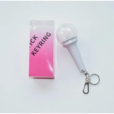Kpop Idol Mini Ive Lightstick Sleutelhanger Glow Stick Sleutelhangers Hanger Fans Duik Hoge Kwaliteit Cadeau Duurzaam Stressverlichting pink