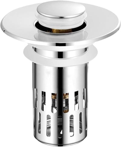 Badkamer Stop - Afvoer Deksel - Water Dicht Maken - Corrosievrij Ontwerp - 2.8-3.7 cm - Zilver