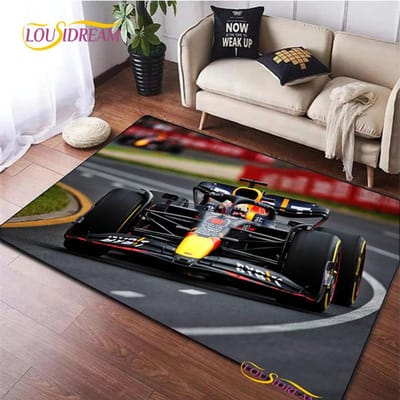 Raceauto Patroon Kleed voor Slaapkamer Woonkamer Tapijt voor Keuken Vloermatten Huisdecoratie Alfombra Kinderspel Antislip Vloerkussen Kleed 60*90cm