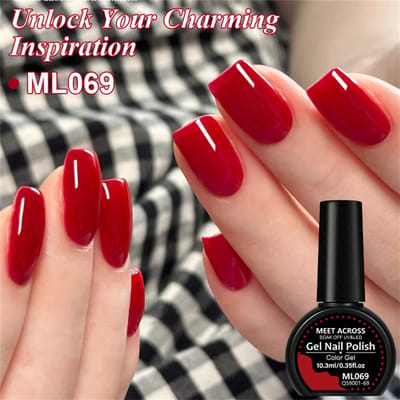 1 stuk 10,3 ml bordeauxrode gelnagellak, HEMA- en TPO-vrije semi-permanente soak-off UV-gellak, zomerse nagelkunst, langhoudend, loodvrij, DIY-nageldecoratie, nagelverfgel, geschikt voor salon- en thuisnagelverzorging