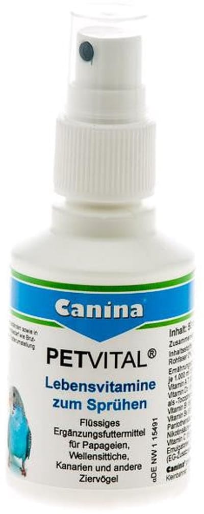 Canina Petvital Levensvitaminen Vogel - 50 ml