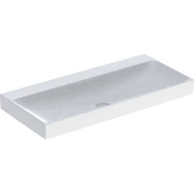 Geberit ONE - Wastafel 105x48x14 cm, zonder overloop, zonder kraangat, KeraTect, wit 505.021.01.4