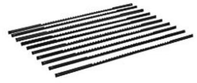 Scrollzaagbladen 10pk - 130 mm 10tpi Voor Hout, Kunststof en Non-Ferrometaal