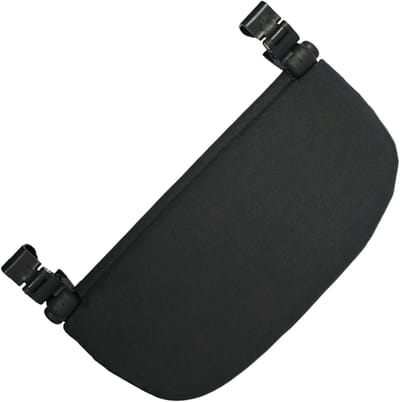 Kinderwagen Voetensteun - Verstelbare Voetenplank - Comfortabel Reizen - Eenvoudig Bevestigingssysteem - 30x21x3 cm - Zwart