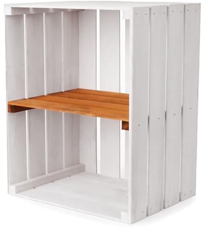 Grote Decoratieve Houten Kist - Multifunctionele Opslagoplossing voor Wonen en Tuin