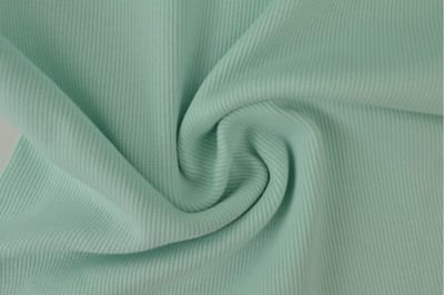 Rib boordstof - Licht mint - 1 meter - Per meter - 60cm breed