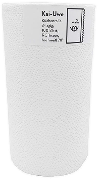1x 12 Rollen Green Hygiene Keukenrollen KAI-UWE Ø 13 cm · 22 cm x 247 cm 100 vellen 3-laags