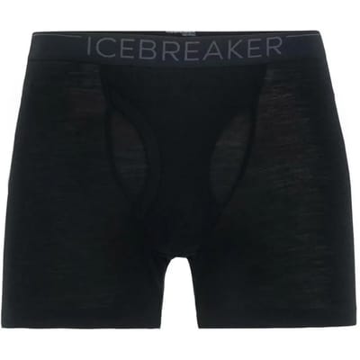 Icebreaker 175 Everyday Boxer met fly Heren Thermobroek - Black - M