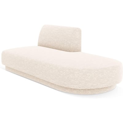 2-zits modulair zitelement Miley open rechterkant chenille | Micadoni Limited Edition