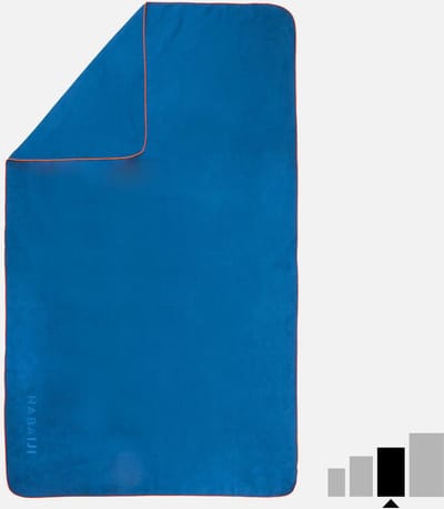 Strandlaken Microvezel Voor Ligbed 80X130 CM BLAUW