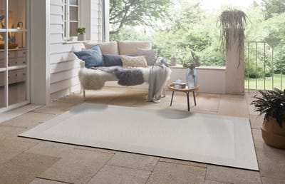 Binnen & buitenkleed - Vena lichtgrijs 80x150 cm