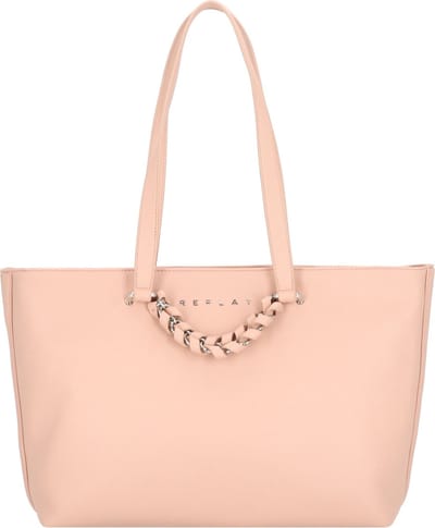 REPLAY Schoudertas Shopper Skin Beige