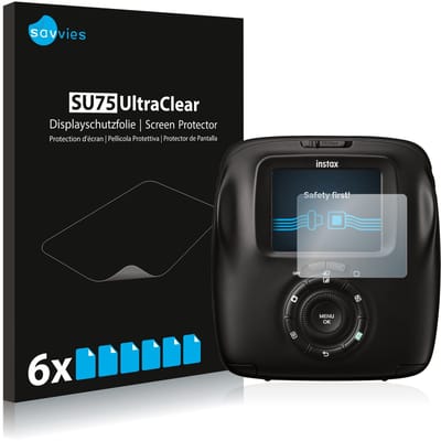 Savvies - Screenprotector voor Fujifilm Instax Square SQ20 - Folie Beschermfolie transparant 6 Stuks