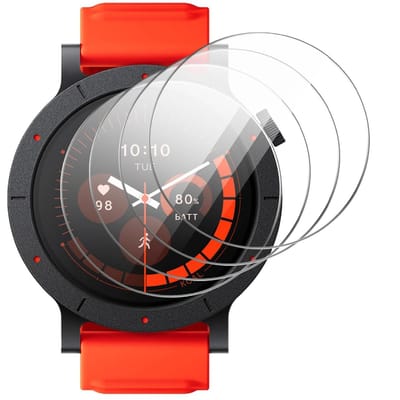 Dailygoods - Displaybeschermfolie voor Smartwatch, 4 Stuks HD-Glas