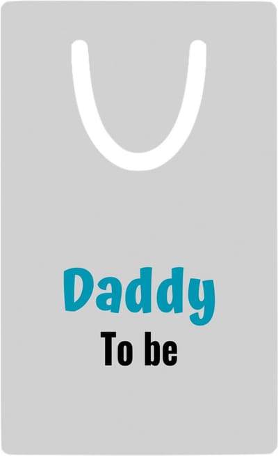 Hacebo® - daddy to be metalen boekenlegger - Papa - beste vader - vader cadeautjes - vaderdag - verjaardagscadeau - verjaardag - cadeau - geschenk - kado - gift - vader artikelen Bladwijzer boekenleggers - 7.6 cm x 5cm