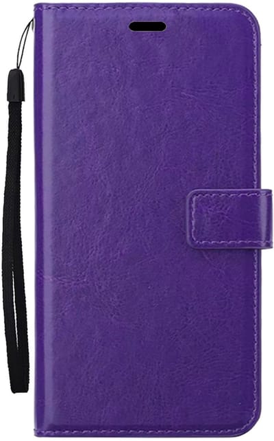Hoes - Met Pasjeshouder - Geschikt voor Apple iPhone 16e - Luxe Bookcase Portemonee - Flip Case - Kunstleer Book Case - Flipcase - Book Cover - Walletcase - PortemonneeHoes - Paars