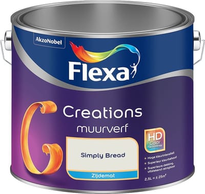 Flexa - Creations Muurverf Zijdemat - Simply Bread - Mengverf - 2,5 L