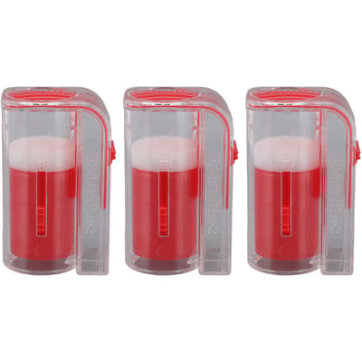 3 stuks Koningin Markeerkooi Vanger Plastic Eenhands Bijen Koningin Markeerfles Imkerijgereedschap voor rood