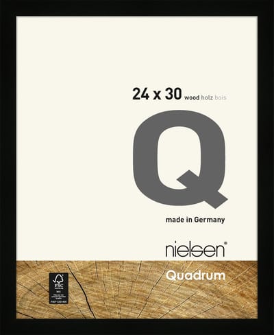 Nielsen Quadrum Houten Fotolijst Black 24x30cm