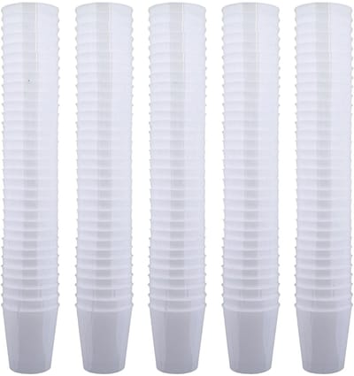 Dailygoods- Shotglazen 29 ml - Onbreekbare borrelglaasjes - Vaatwasbestendig - Herbruikbaar - Kunststof - 160 stuks - Borrelglazen