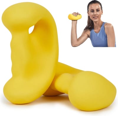 Halterset voor dames, neopreen halters, set van 2 voor krachttraining, yoga, pilates, gymnastiek, boksen, comfortabel ergonomisch design, 1,4 kg/1,8 kg/2,3 kg/2,7 kg/3,2 kg/3,6 kg
