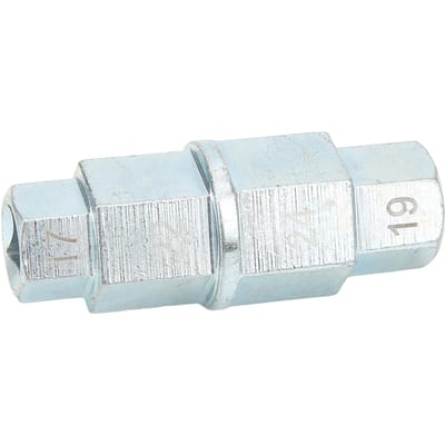 Outil d'axe hexagonal pour motos, douille d'axe de broche de moyeu de roue avant 17 mm 19 mm 22 mm 24 mm pour vélos white
