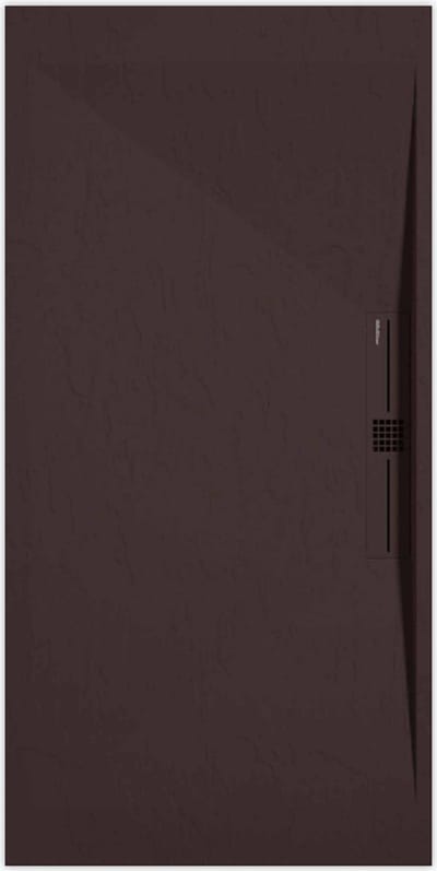 Sanifun douchebak Stone Side Chocolate Slate 1200 x 700 P