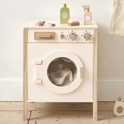 Petite Amélie Speelgoed wasmachine Chantilly - met 10-delige accessoires - H 52 cm