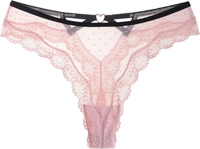 Sexy Roze string Kanten met open achterkant - Dames Lingerie - Ondergoed - Slip