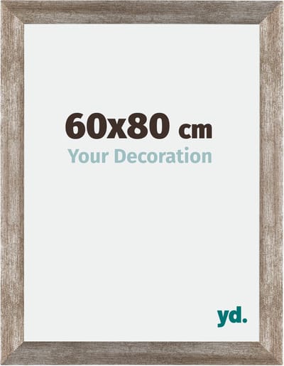 Your Decoration - Fotolijst 60x80 cm - MDF - Metaal Vintage - Mura