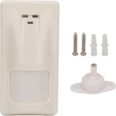 Capteur de mouvement infrarouge passif filaire Détecteur double PIR Système d'alarme pour la maison DC9 à 16V gray