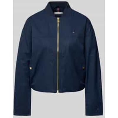 Regular fit bomberjack van katoenmix