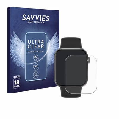 Savvies - Screenprotector voor Aseeyirj Smartwatch 1.85" - Folie Beschermfolie transparant 18 Stuks
