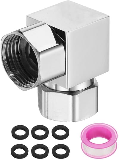 Dailygoods- Bidetadapter G1/2 Inch - Douche-inverter - Roestvrij Staal - T-stuk - Slangverbinding - Corrosiebestendig - Eenvoudige installatie - Doucheadapter